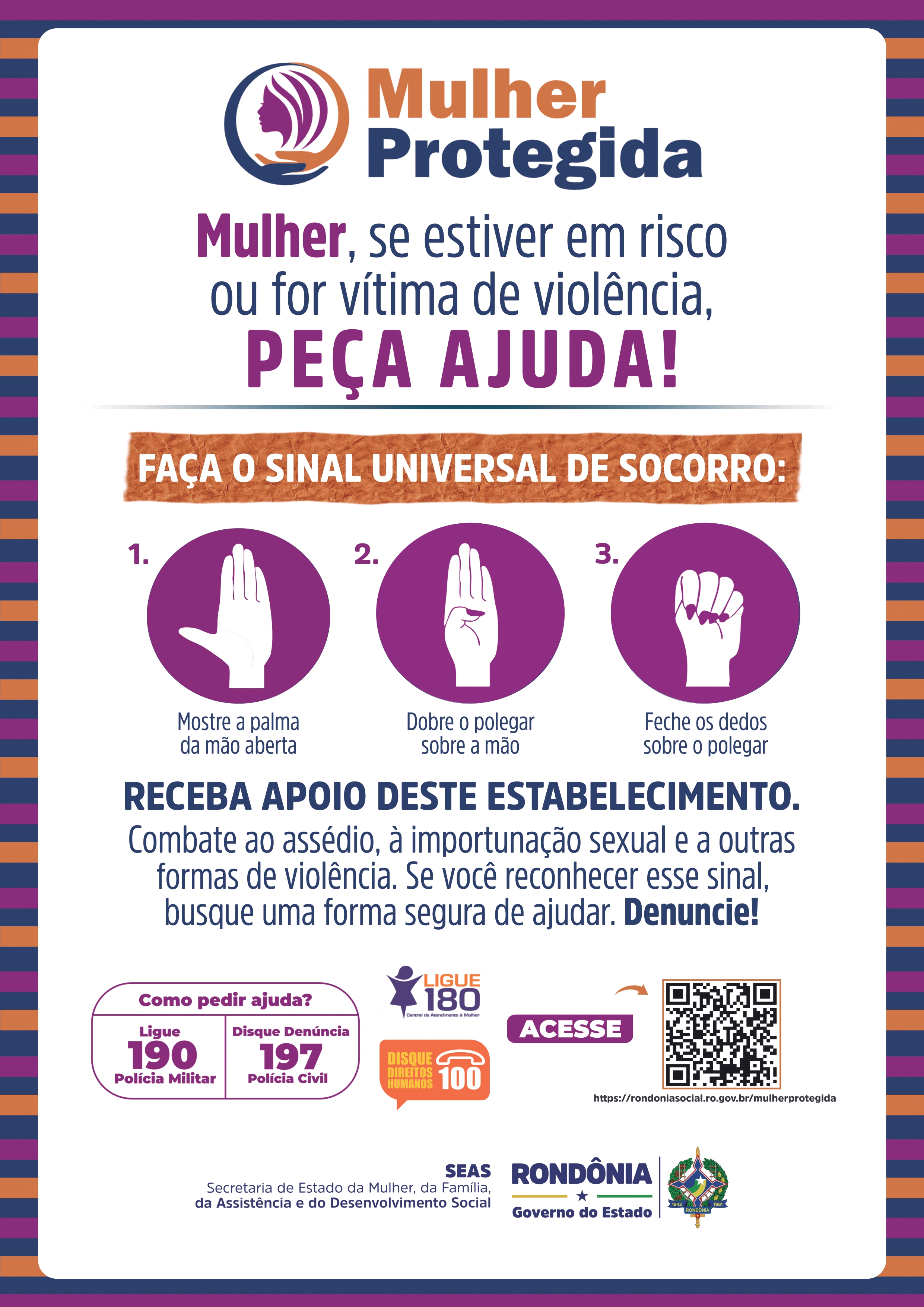 Cartaz Sinal de Socorro